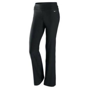 Nike black flare yoga pants